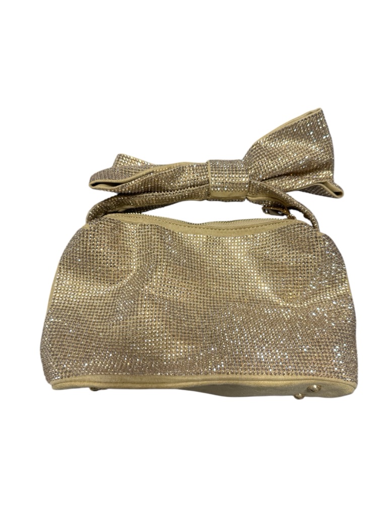 Rhinestone Gold Clutch Purse